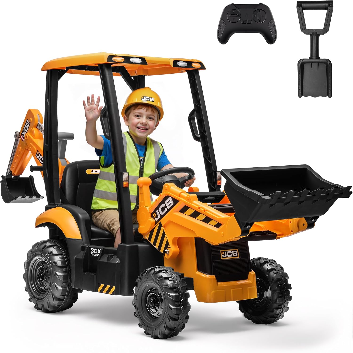Kids Toys Jcb - Escavadora Elétrica JCB 12V Licenciada Oficialmente