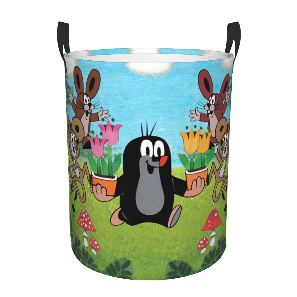 Kids Toys Clearance - Feliz Mole Cesta de Lavanderia Dobrável,