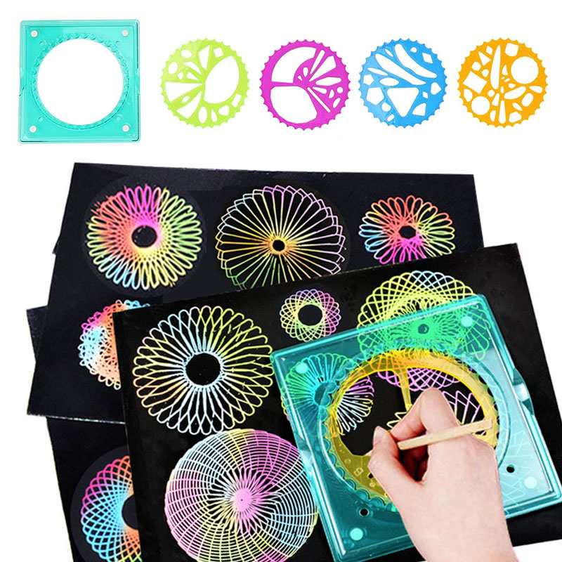 Kids Toys Under £5 - Régua Geométrica Espiral 5 em 1,