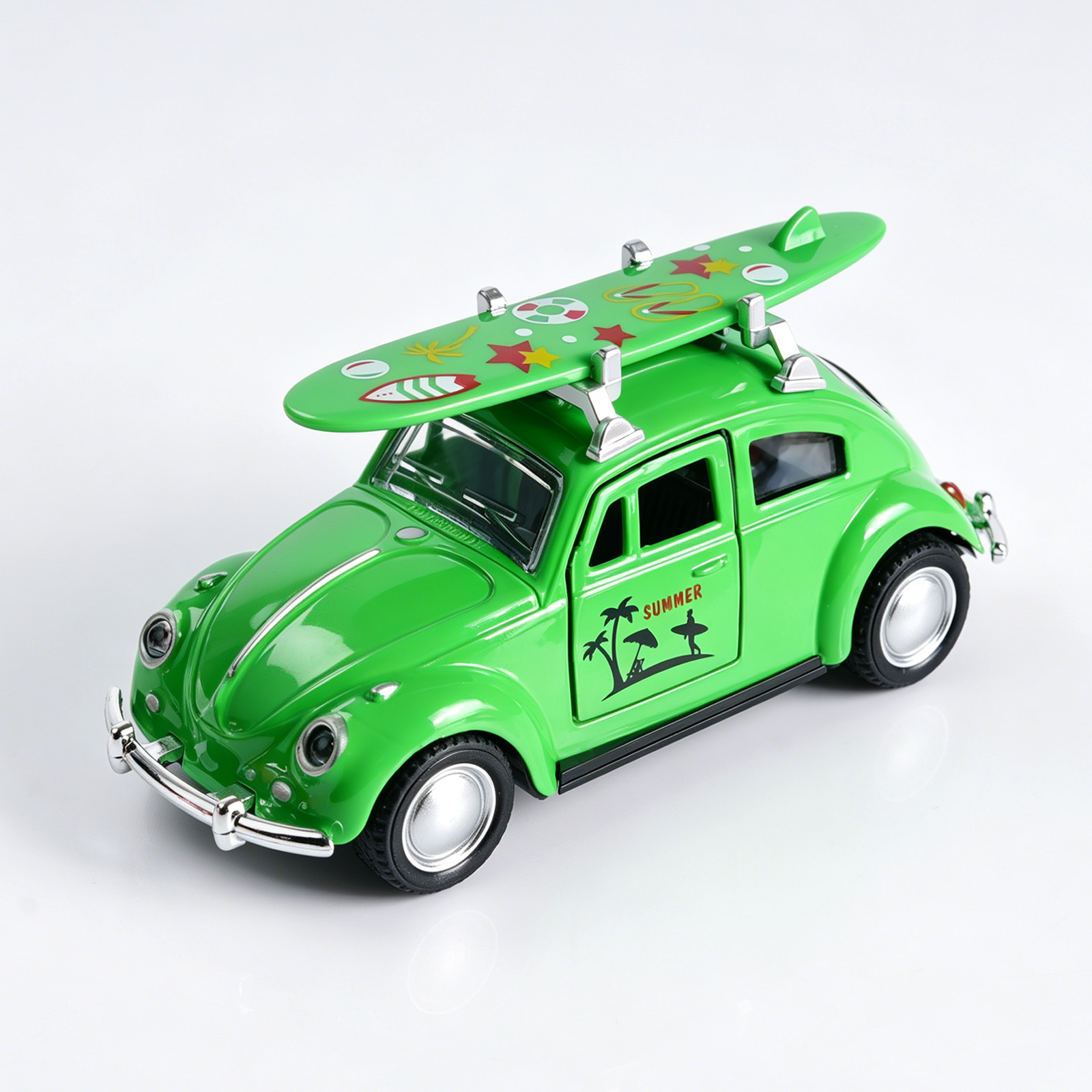 Kids Toys Car - Carro de Brinquedo Fusca Retrô Verde,