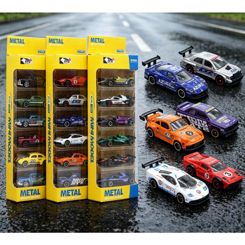 Kids Toys Amazon - Conjunto de 6 carros de corrida