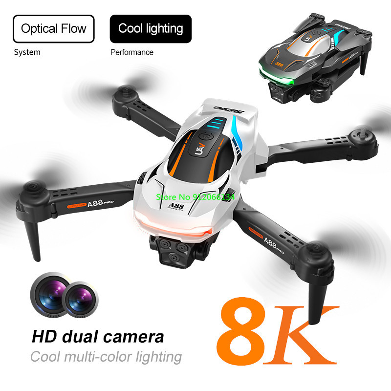 8k fotografia aérea fluxo ópti - Kids Toys Drone avaliação e preço