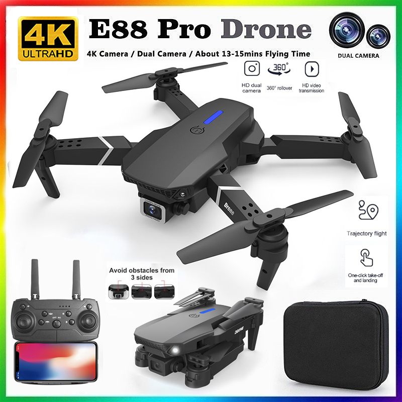 2026 NOVO E88 Drone RC Profiss - Kids Toys Drone avaliação e preço