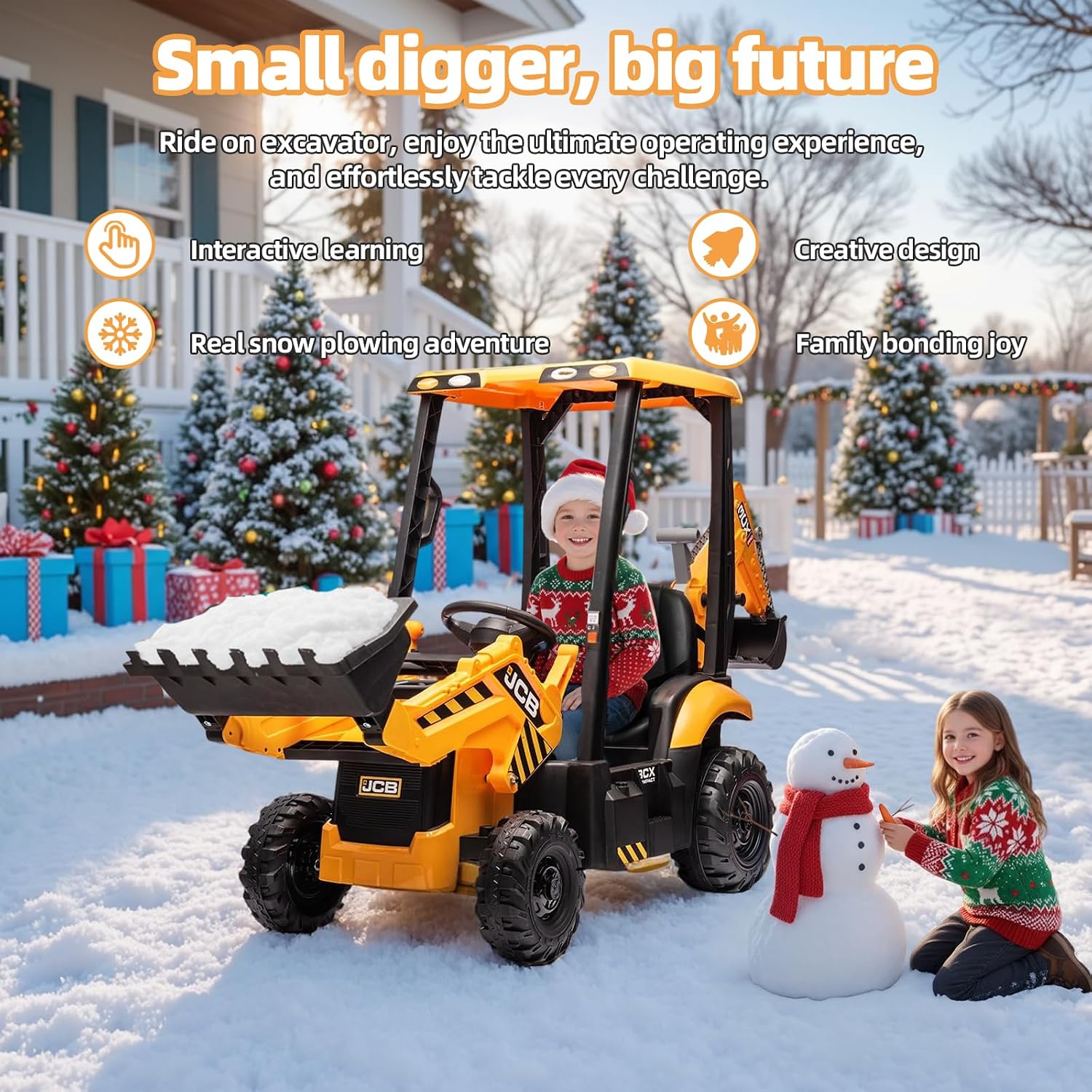 Escavadora Elétrica JCB 12V Li - Kids Toys Jcb avaliação e preço
