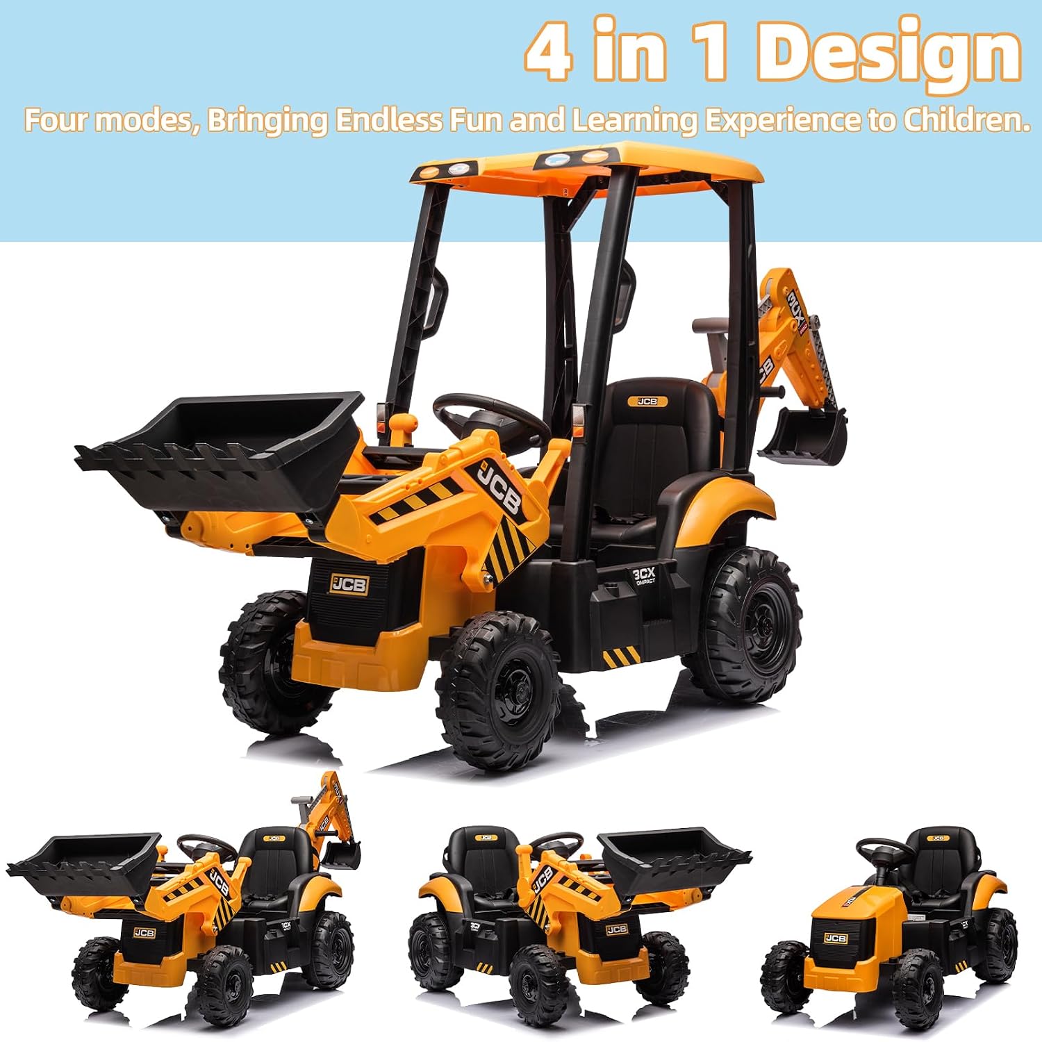 Escavadora Elétrica JCB 12V Li - Kids Toys Jcb avaliação e preço