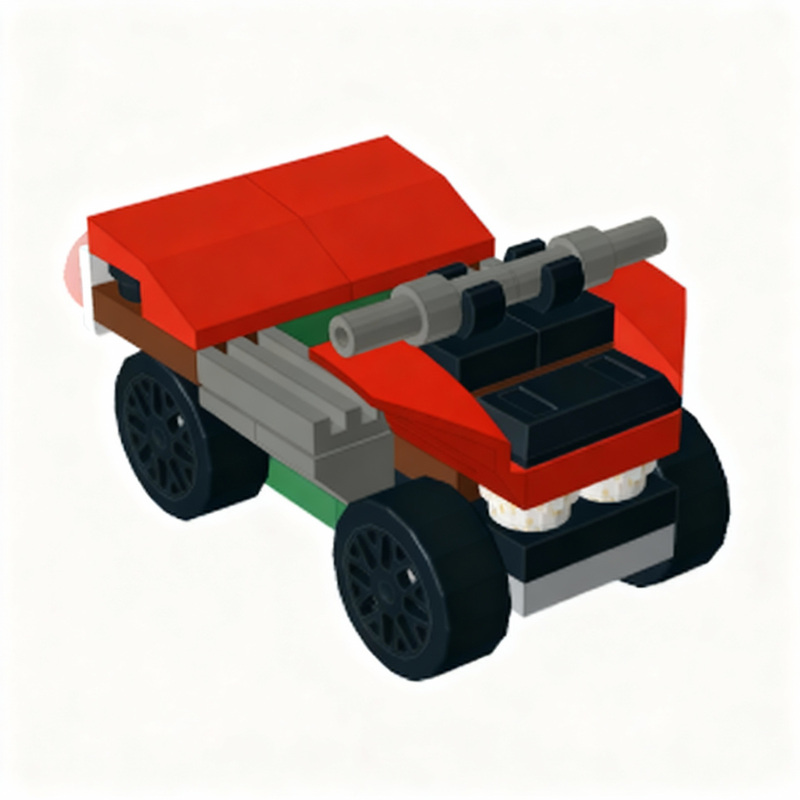 144 Peças MOC Caminhão de Bomb - Kids Toys Quad avaliação e preço