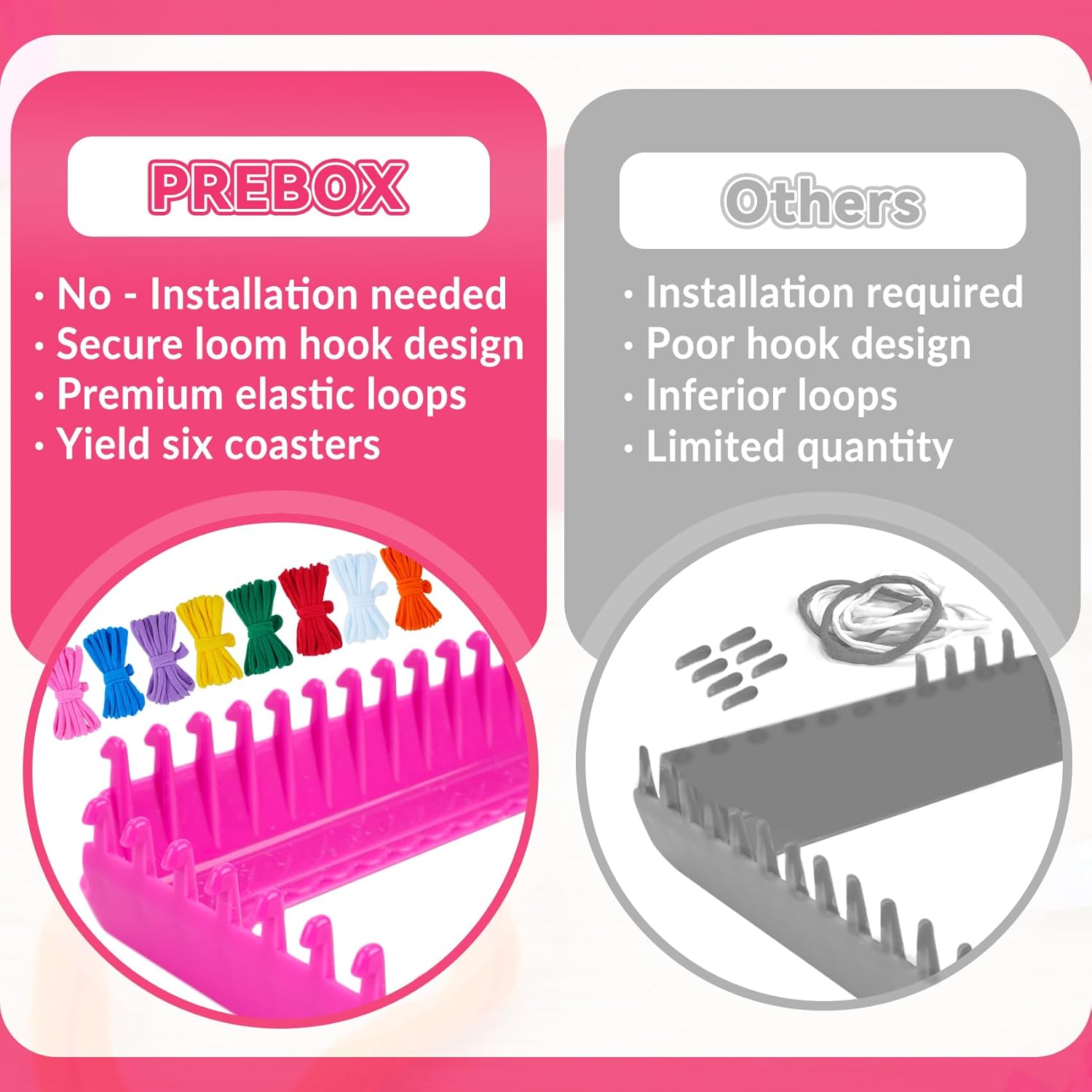 Kit de tear de tecelagem, brin - Kids Toys Under £5 avaliação e preço
