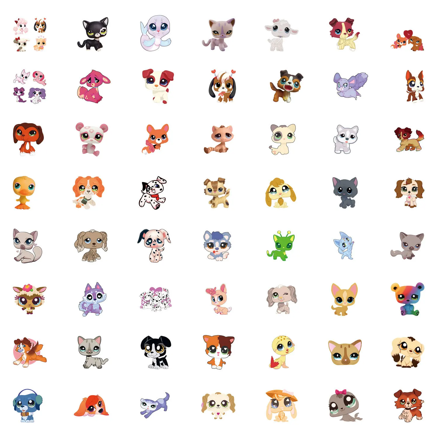 110 pçs jogo littlest pet shop - Kids Toys Shop avaliação e preço