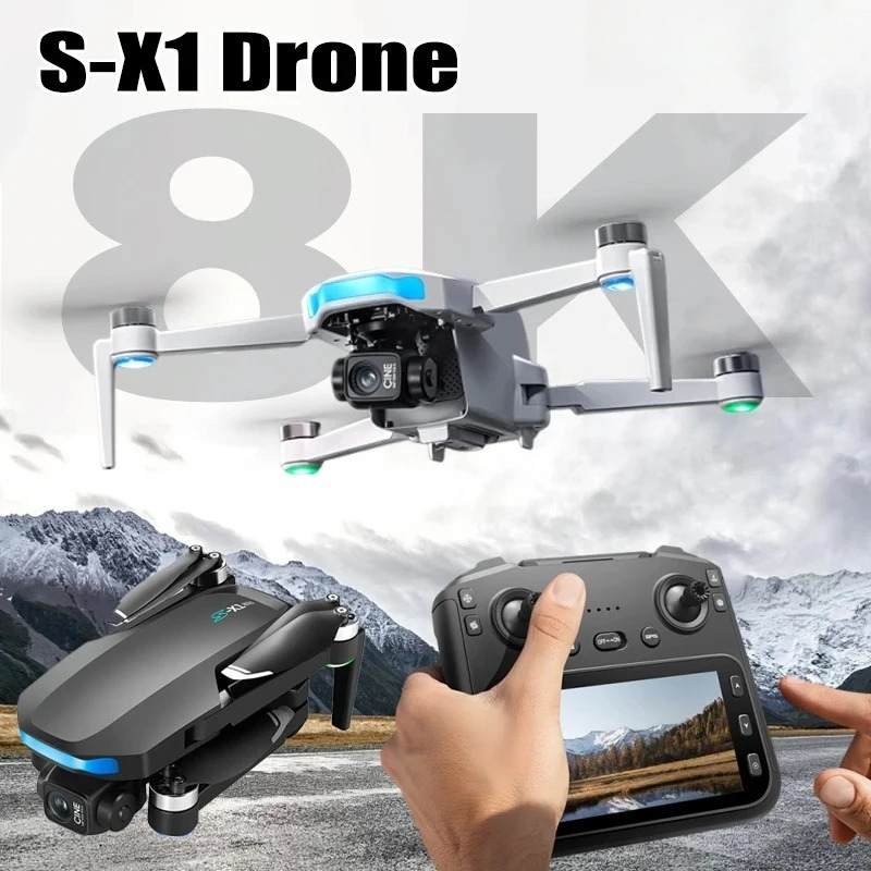 Drone Original S-X1 8K HD Prof - Kids Toys Drone avaliação e preço