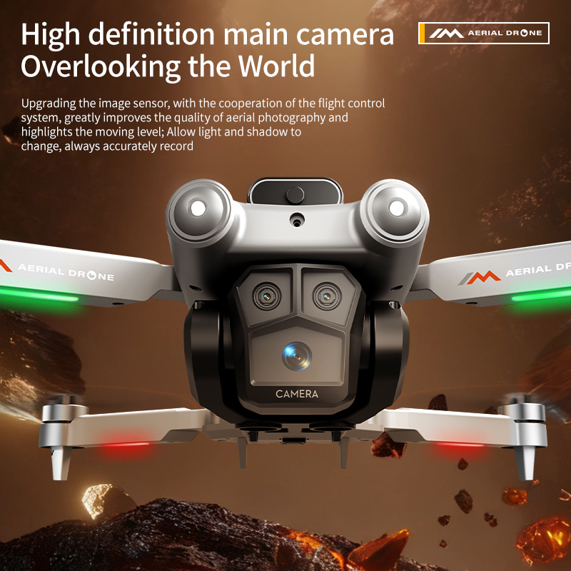 M6 drone 8k lente tripla hd 4. - Kids Toys Quad avaliação e preço