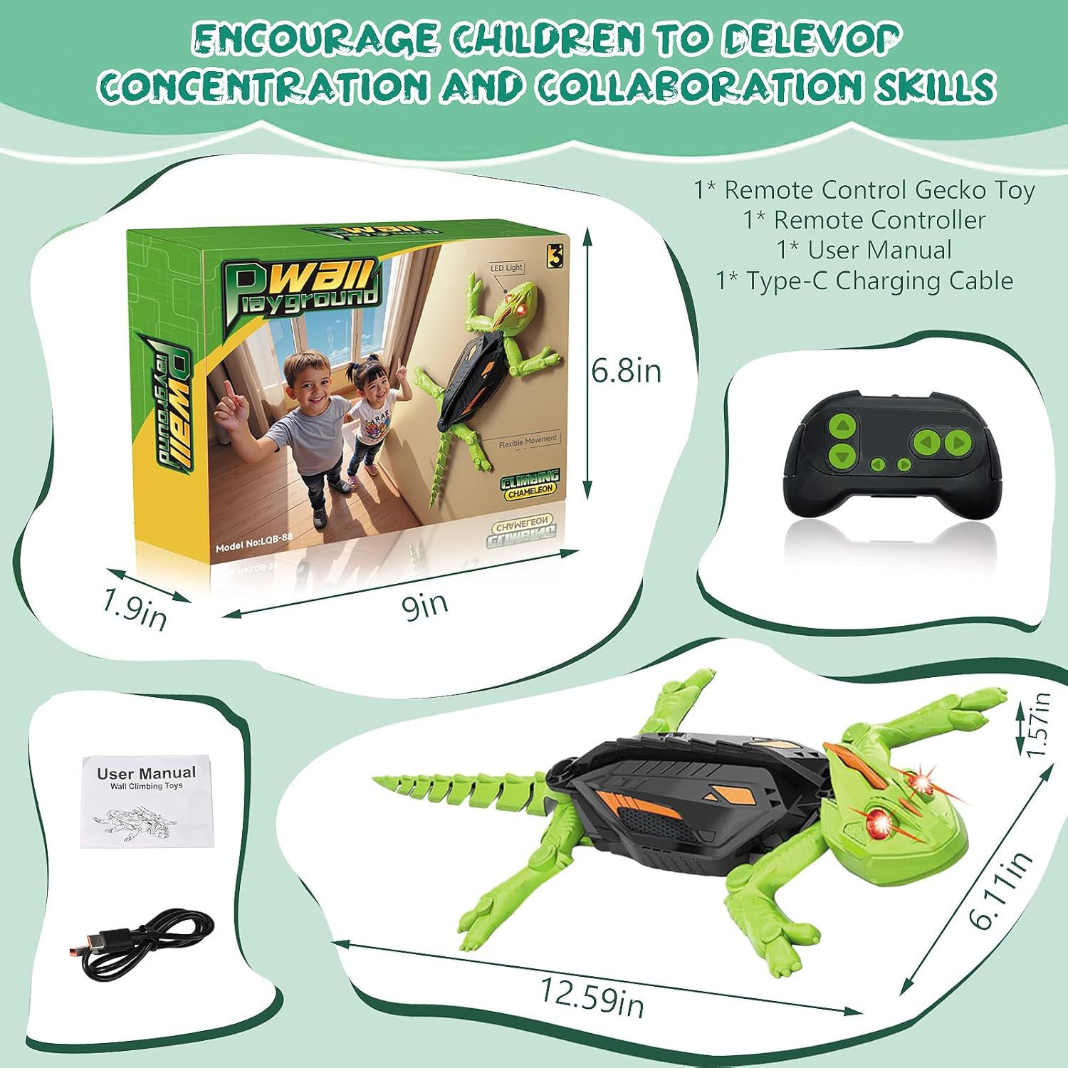 Controlado remoto Gecko Camele - Kids Toys Under £5 avaliação e preço