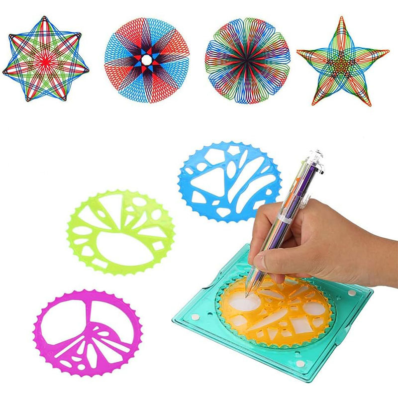 Régua Geométrica Espiral 5 em  - Kids Toys Under £5 avaliação e preço